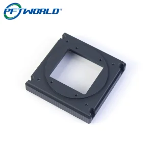 OEM Black Anodized Aluminum CNC Machined Mounting Frame