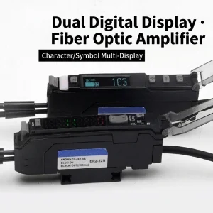 Digital fiber optic sensor amplifier