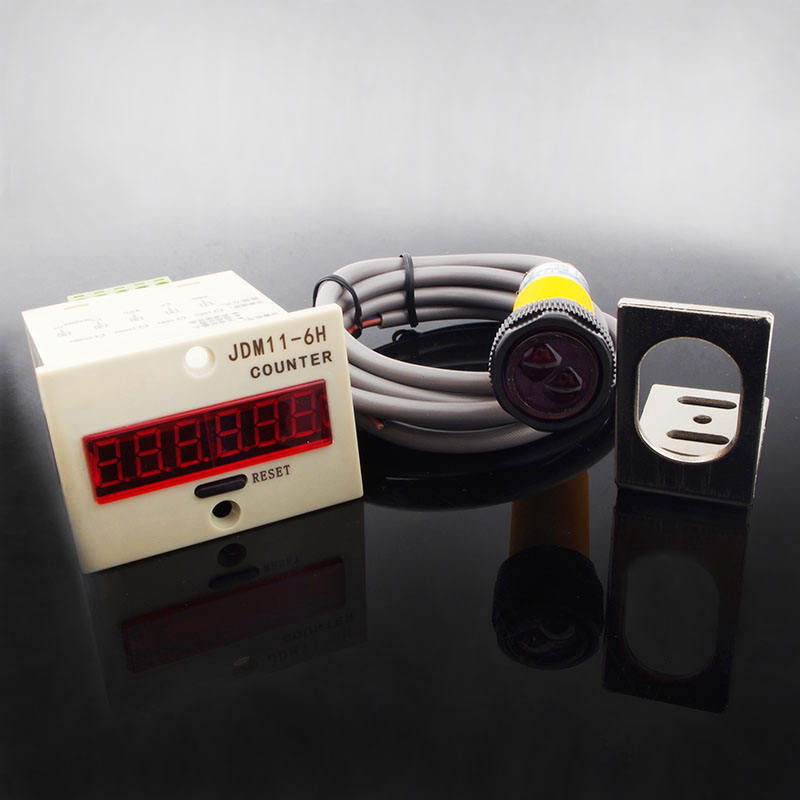Custom Infrared Photoelectric Counter Sensor Digital Display Object Counting Switch DC6-36V Adjustable Detection Distance 150mm Manufacturer, Product
