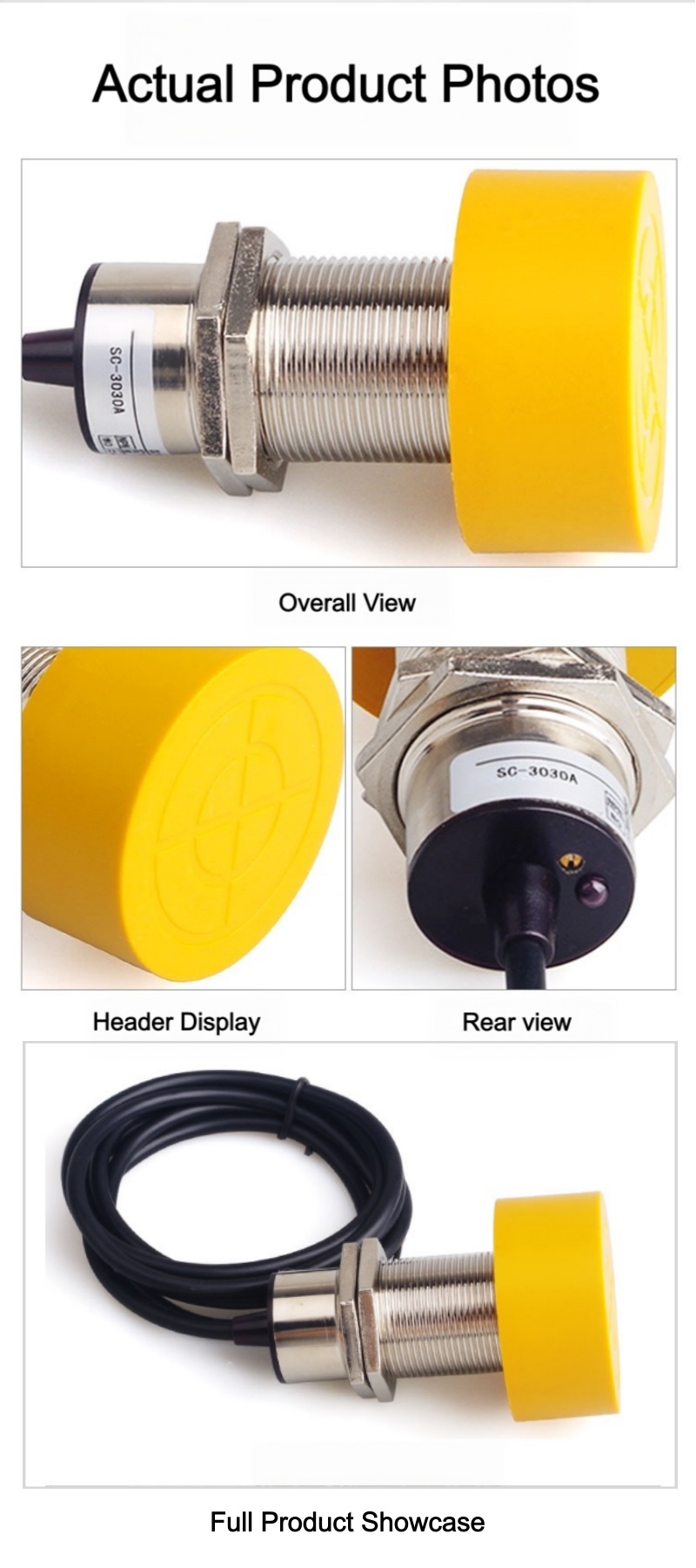 SC-3030A M30 Inductive Proximity Sensor View 3