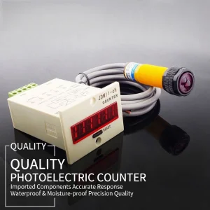 Custom Infrared Photoelectric Counter Sensor Digital Display Object Counting Switch DC6-36V Adjustable Detection Distance 150mm Manufacturer, Product