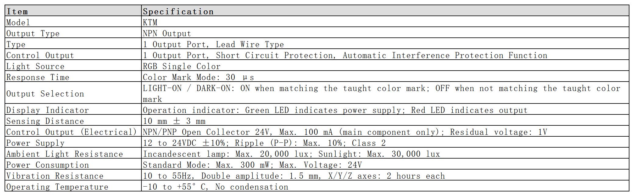 RGB Color Mark Sensor View 2