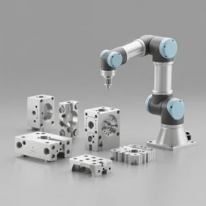 Machined parts for industrial robots