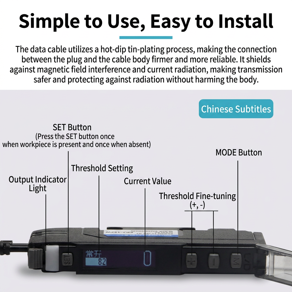 Digital Fiber Optic Sensor Amplifier 5