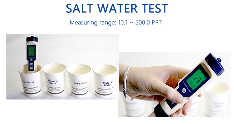 PH EC SALT TEMP Meter Testing Pen