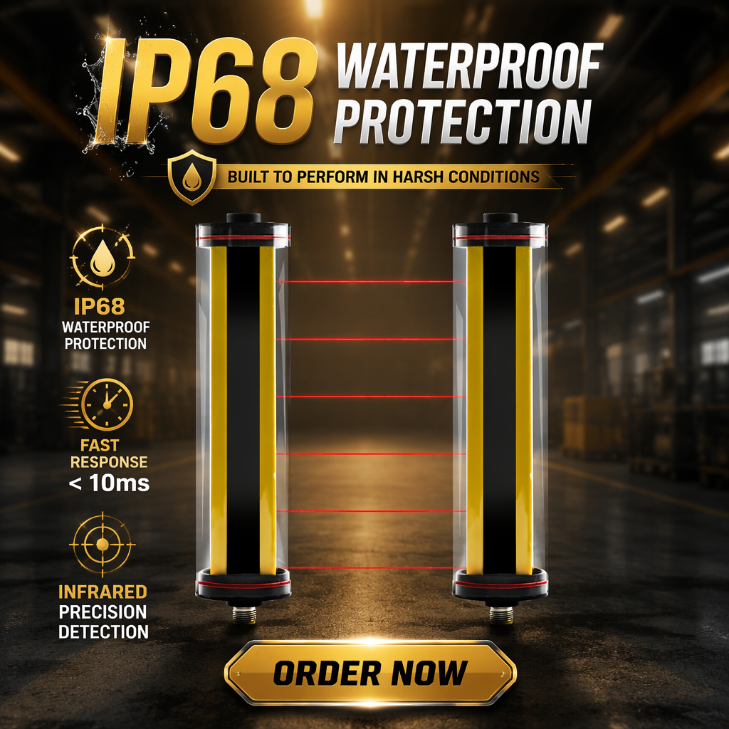 Famous IP68 Waterproof Safety Light Curtain Sensor Infrared Photoelectric Protective Barrier Detector With Fast Response Suppliers, Service