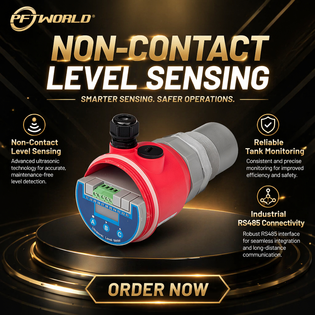 OEM Non Contact Ultrasonic Level Meter 4 20mA RS485 Liquid Tank Level Monitoring Sensor CE Certified - SFU60A Suppliers, Product