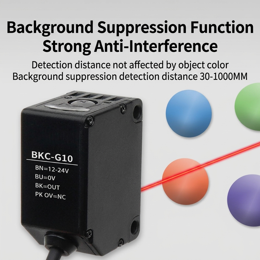 Adjustable Photoelectric Sensor Features