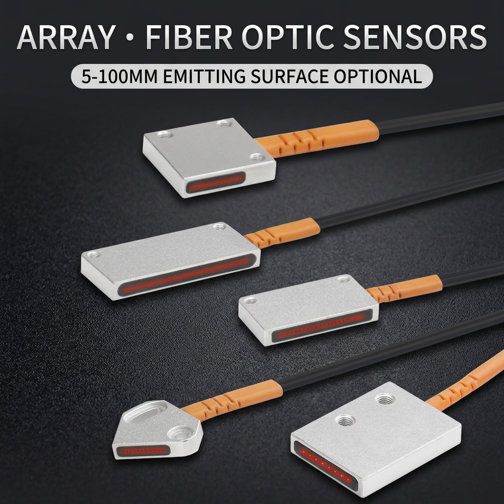 Best Matrix Fiber Optic Area Detection Sensor Small Object Detection Diffuse Reflective Array Optical Switch High Precision Manufacturer, Factories