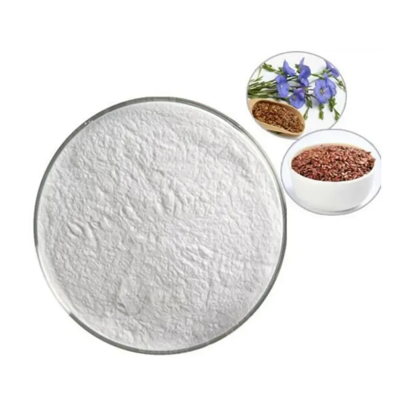 Wholesale Natural Pure 50% Flaxseed Oil Powder for Food Supplement Supplier, Products
