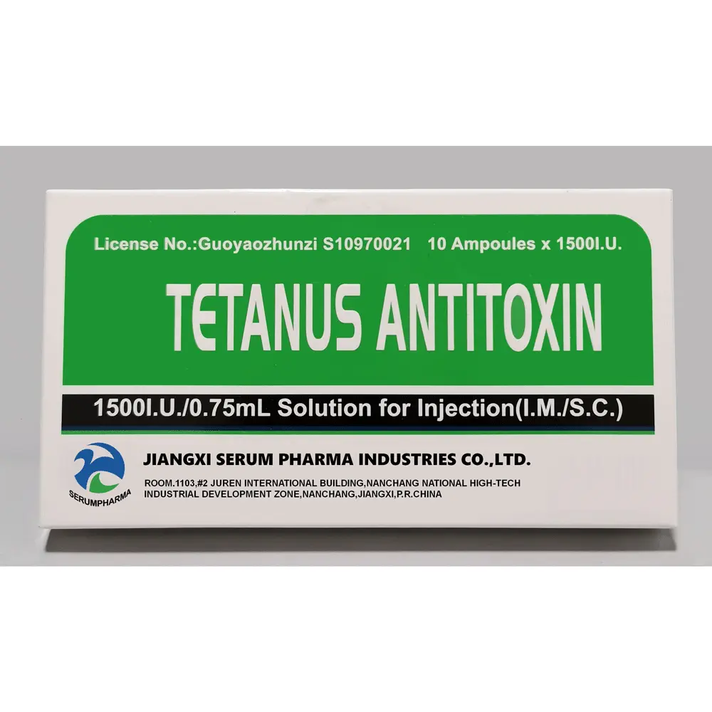 Best Tetanus Antitoxin Injection 1500iu/0.75ml Supplier, Products