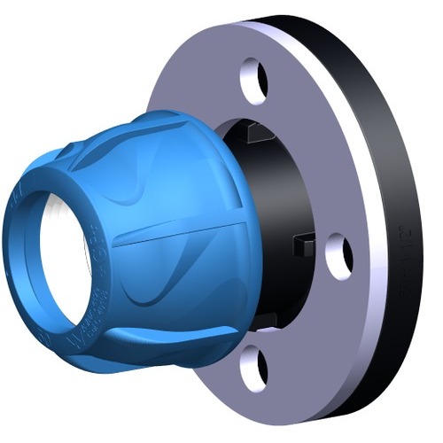 I-Joint Clamp Connector For Plastic Pipes Mechanical Connection Easy Assembly Garden Water Connectors
