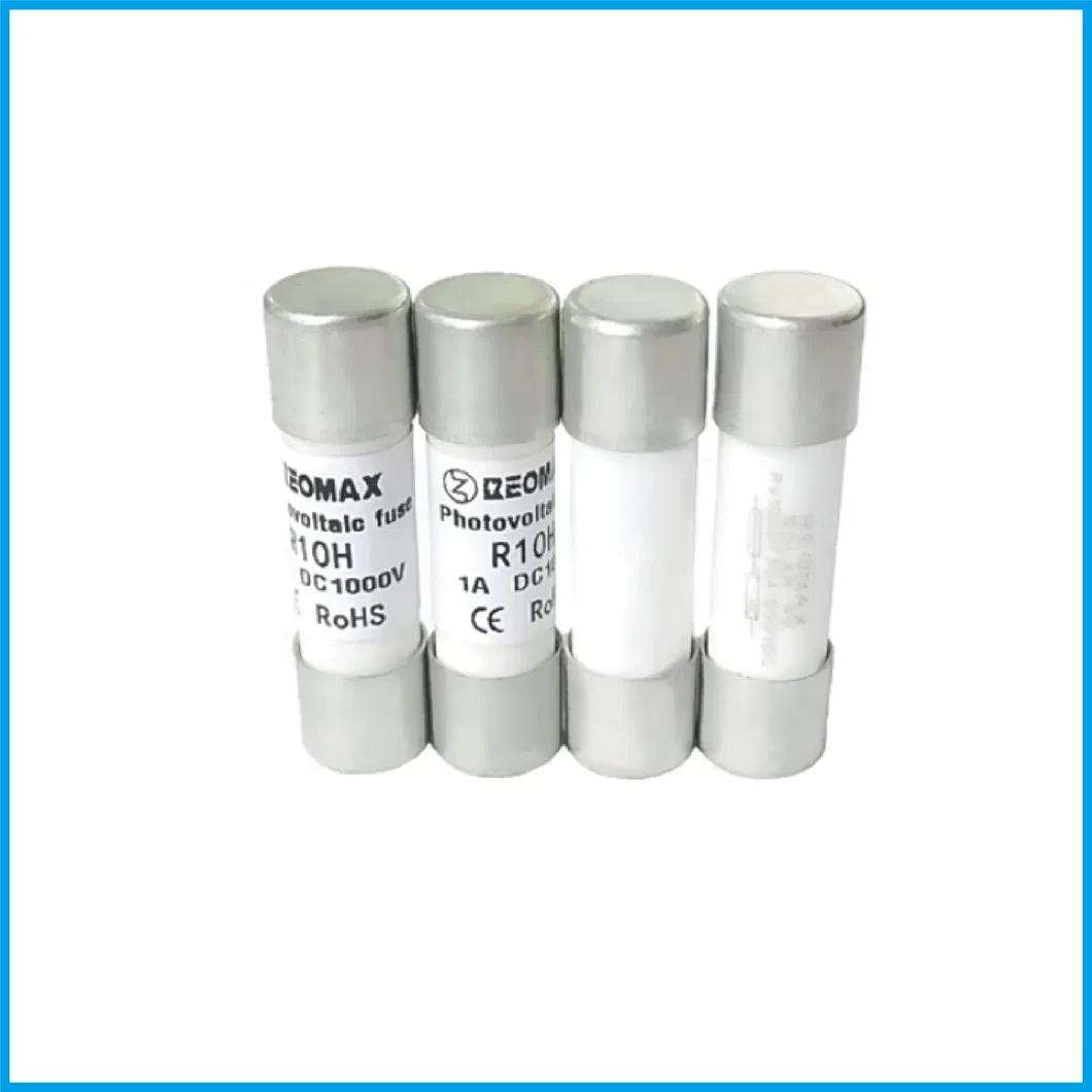 500V DC Photovoltaic Fuse 10X38mm 40A 50A High Voltage 1A~60A 500V 10X38mm Ceramic Solar PV Fuse