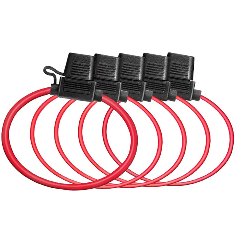 18AWG Waterproof Fuse Holder for Automotive Inline ATC/ATO Fuse Block with 10-18AWG Copper Wire in Stock