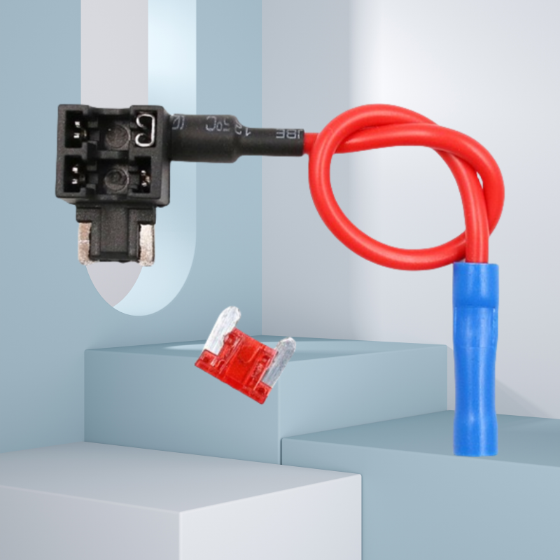 High Quality Customize Mini Standard Automotive Micro Blade Fuse Holder with TAP Adapter 2A~40A Electronic Application