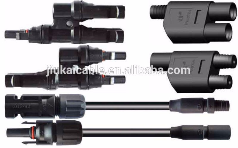 1500V MC4 Solar Connector Male Female IP68 Waterproof PV Connector for 2.5mm2 4mm2 6mm2 Solar Panel Cable Connection