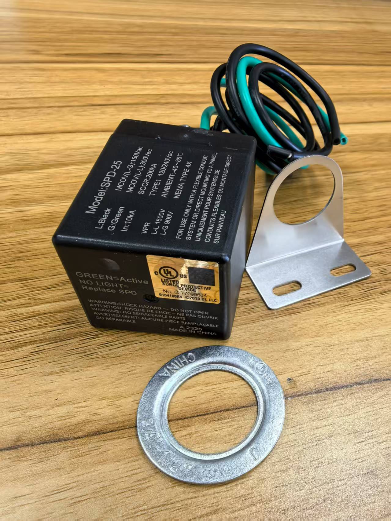 UL Certified HVAC SPD-25 Industrial 120/240V 10KA MAX 25KA TYPE 1 Surge Protective Device for Safety