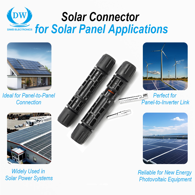 Male Female Photovoltaic IP67 Waterproof Solar PV Energy Connector For PV Solar System Panel Cable