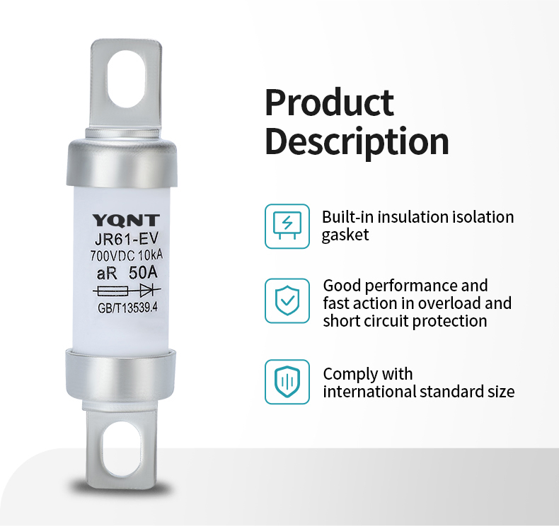 EV 700VDC Fuse Link/ DC Solar Photovoltaic Fuse Link/ DC Fuse Link for Solar Power System