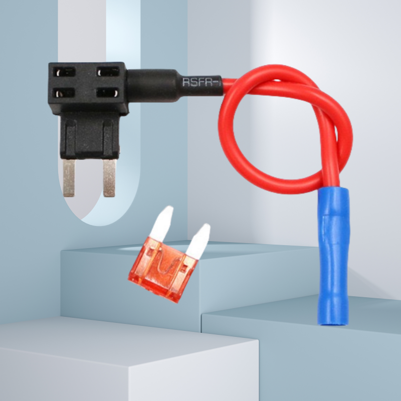 High Quality Customize Mini Standard Automotive Micro Blade Fuse Holder with TAP Adapter 2A~40A Electronic Application