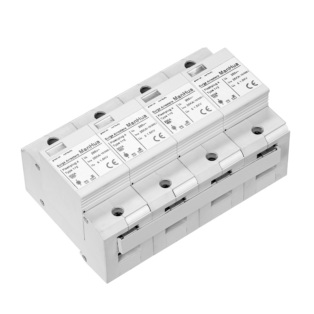 SPD Type 1+2 255V 25KA Flashplug4 Surge Protective Device
