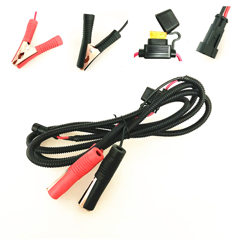 Small Blade Type Waterproof Power Socket 10A Inline Fuse Holders 16AWG Auto Car Replacement Fuses 16AWG Length