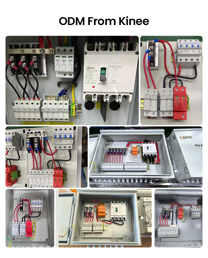 Kinee 1000V 1500V 8 10 12 16 24 String Box Solar Metal Distribution Box Combiner Box Pv