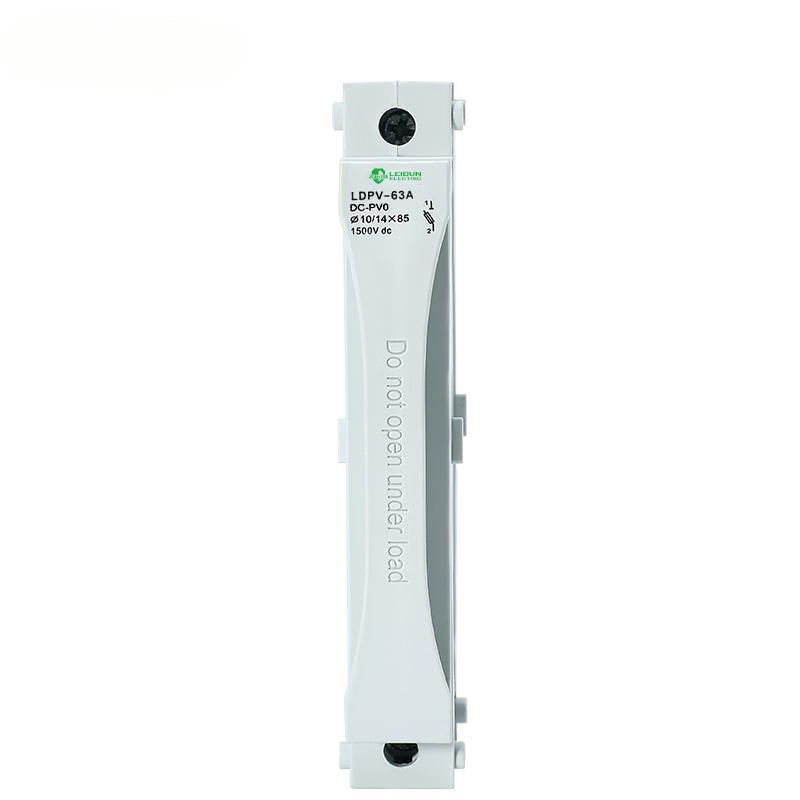Pull out Low Voltage Fuse 10*85/14*85 DC1500V 50A DC Solar PV Fuse Holder with Link