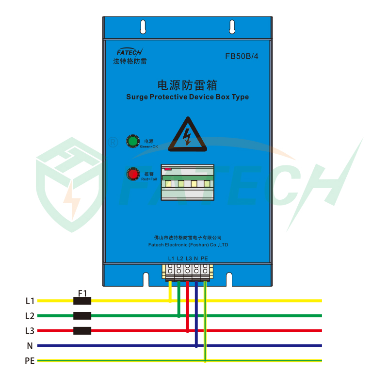 Type 1 surge filter 3 phase surge suppressor