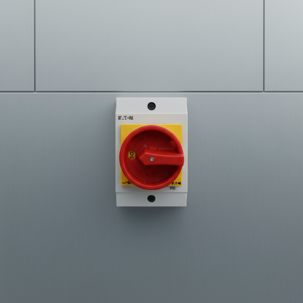 EATON 3/4-Pole 10A AC Electric Isolator Disconnect Switch Low Voltage Double Pole Rotary Switch IP65 Rated 230V-440V