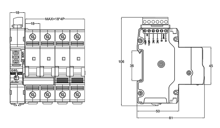 Ar001 Rs485 Remote Control Smart Mcb Auto Recloser Circuit Breaker