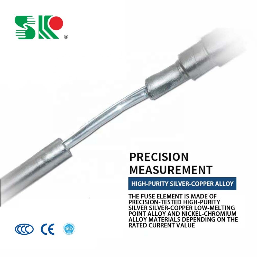 High Voltage Type K Copper Screw Fuse Link 10-40.5kV Fast Blow IEC For RW10 Cutout Fuses 1-200A