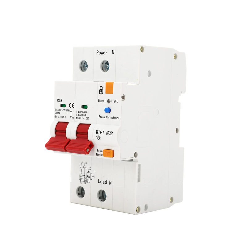 EWelink Wifi Smart MCB Switch 63A 1/2/3/4P Circuit Breaker with Remote Control Via App 6ka Breaking Capacity No Power Metering
