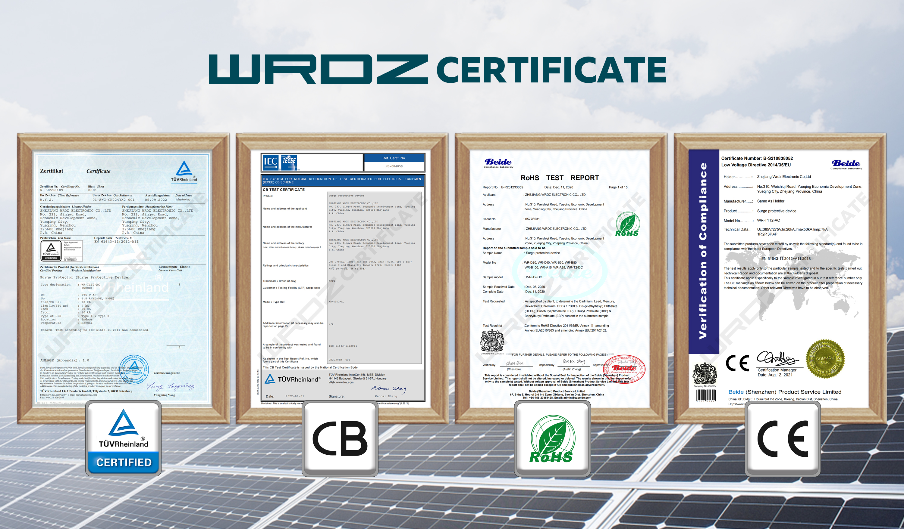 Quality Certifications