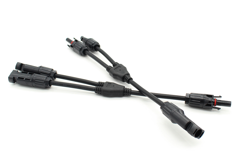 2 To 1 Hot Selling PV Y Branch Connector With 4mm2 Solar Cable For Solar Pv System Solar