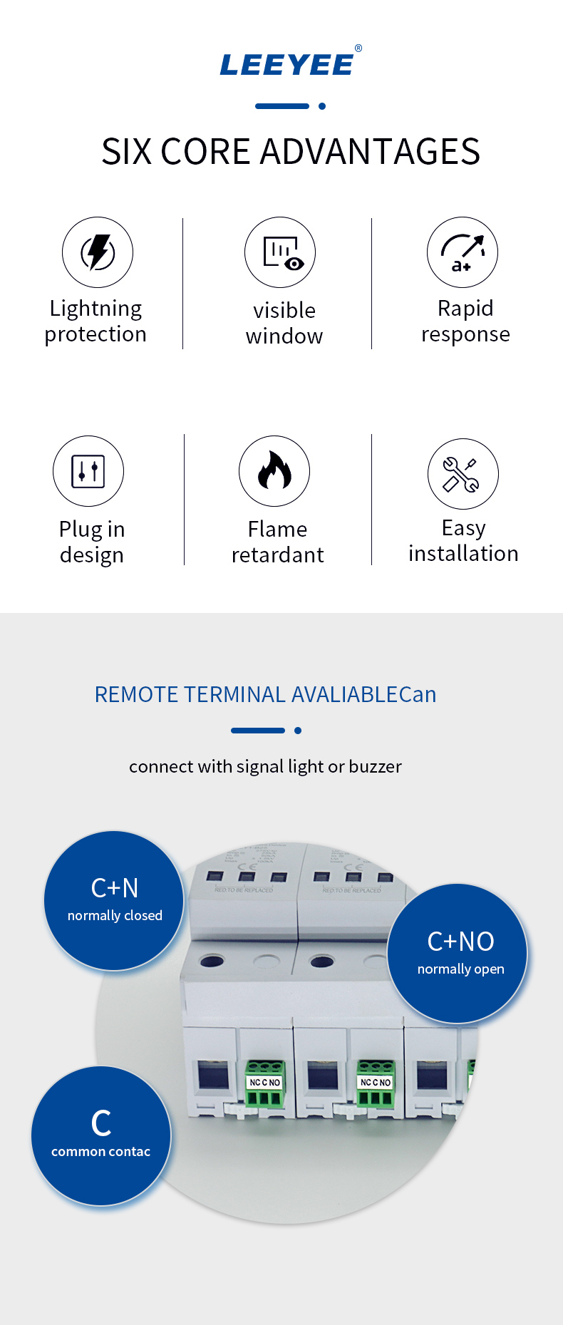 LY1-B25 Surge Protection Device View 2
