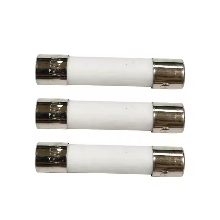 RUNNENG High Voltage Ceramic Tube Fuse 6X32mm 1500VDC 1A-10A Fast/Slow Blow Anti-Crack Explosion-Proof Protective Component