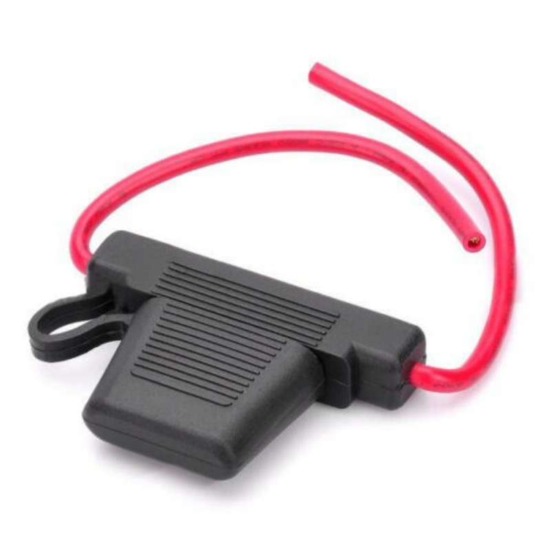 Max Inline Fuse Holder 12V UL1015 8 AWG Waterproof Blade Fuse Holder in Line Fuses Holders for Automotive Marine Car Truck