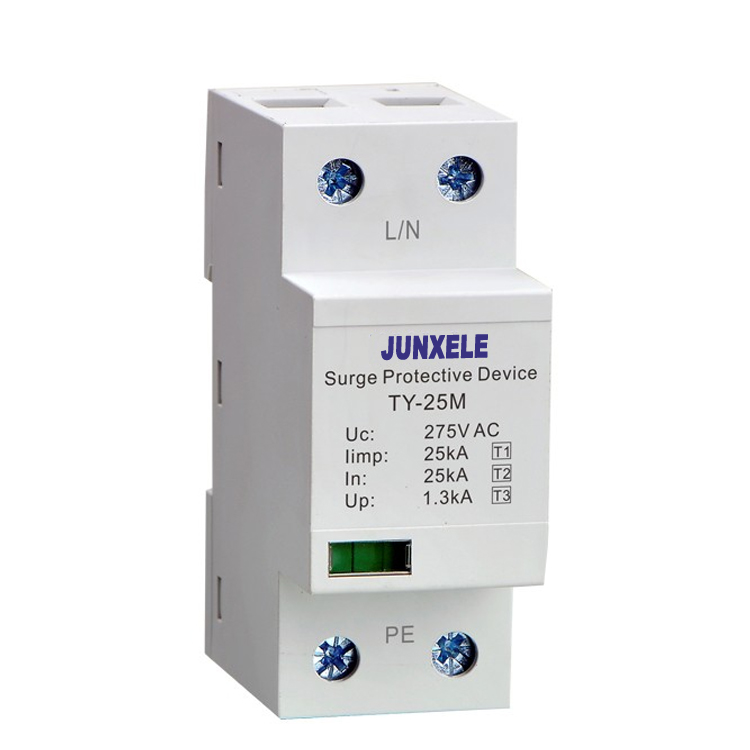AC DC 2P3P 25kA 40kA Type 1 2 3 Combined SPD 500V 1000V Surge Protective Device Power Protector