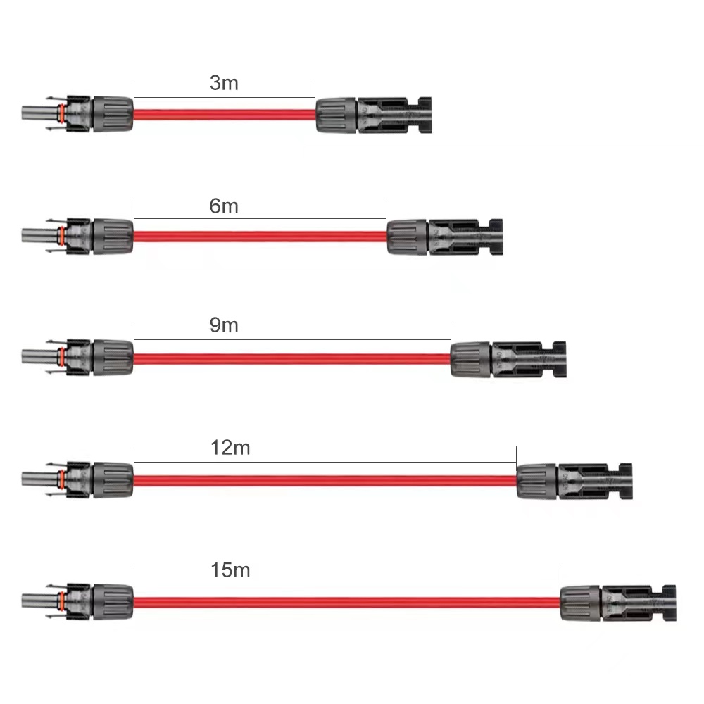UV Resistant Photovoltaic PV Connector Y Branch Parallel Connector IP67 Waterproof Solar Energy System Cable Adapter Pair
