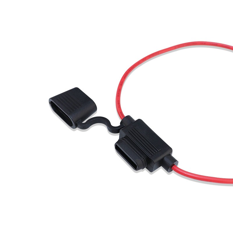 Heavy Duty Inline 8 Gauge 20CM 12V Fuse Holder with 80A Maxi Fuse Copper Material