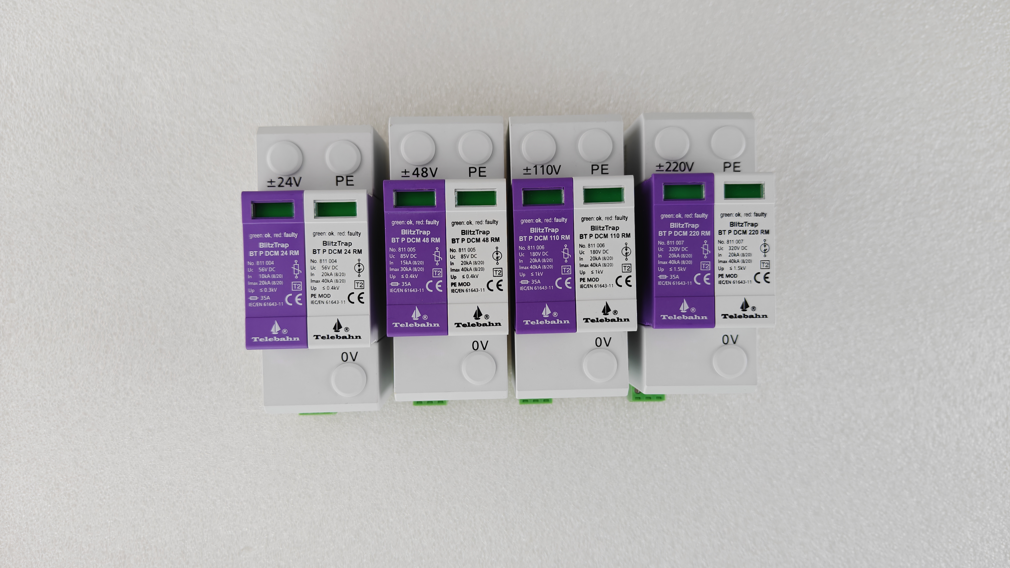 24V/48V/110V/220V T2 2P DC SPD Whole House Surge Protector Power Surge Protection Device Wholesale