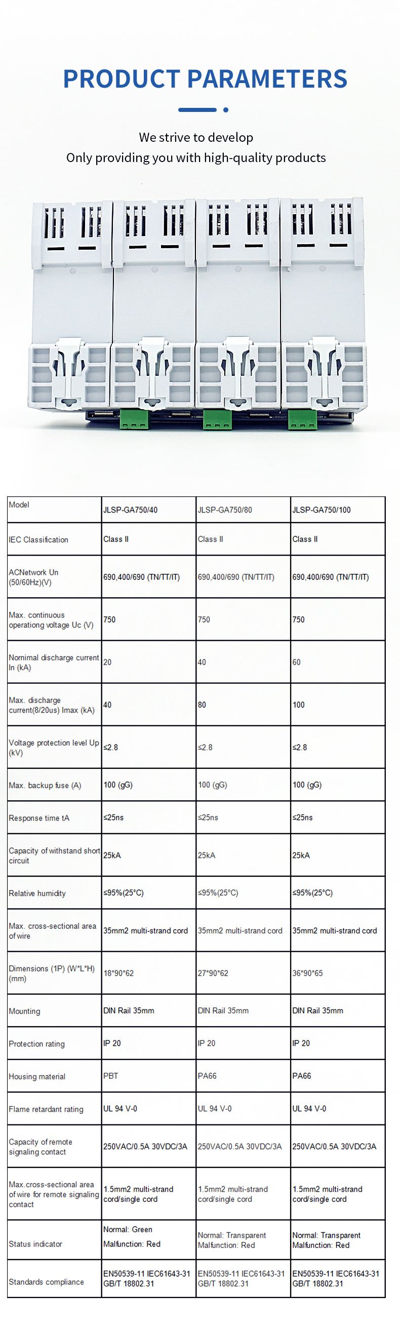 LY1-B25 Surge Protection Device View 4