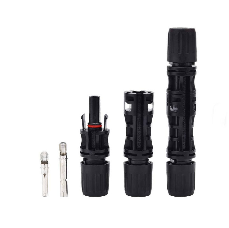 MC4 Compatible Solar Connector 1000V 30A PV Cable Connector Kit with Installation Tool