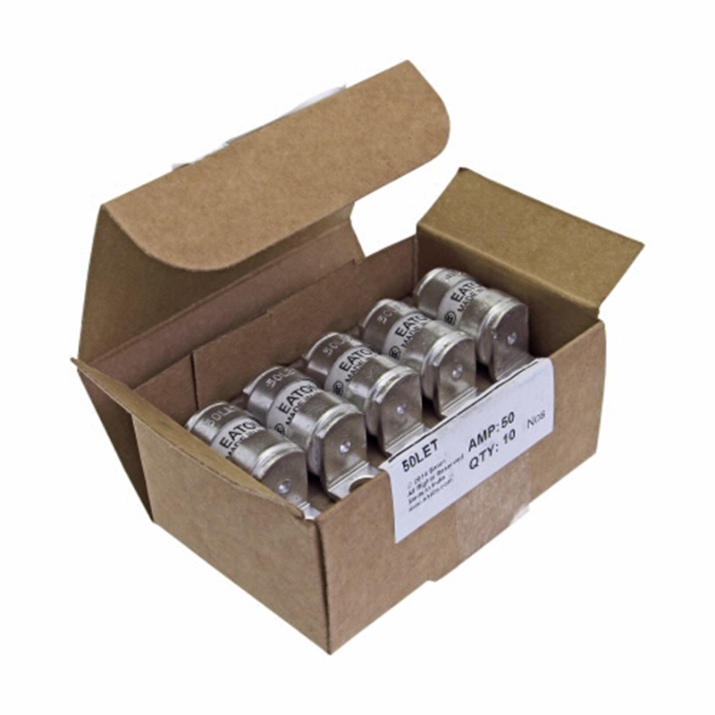 50A 240Vac 150Vdc Specialty Fuses 50LET Bussmann BS88 Cartridge Blade High Speed Fuse