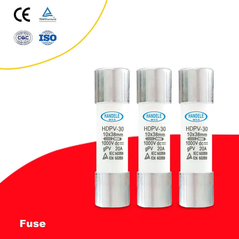 Low Price High Quality PV Solar Ceramic DC Fuse Links 1000VDC 20A
