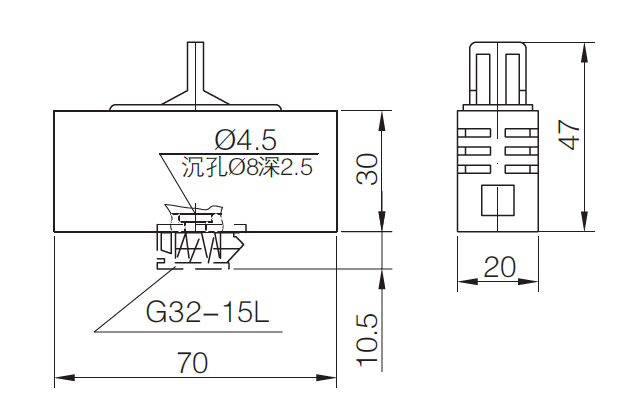 RT14G 20 20A 500V RO15 Type High Performance Fuse for Electrical Equipment Safety Protection Fuse Link Dimension A