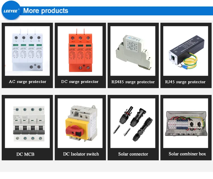 32A 10X38 1000V DC DIN Rail Fuse Holder with Fuse for Solar Power System