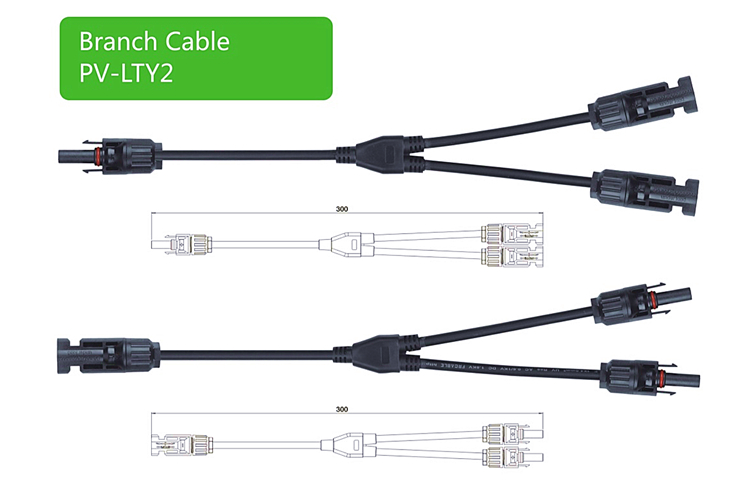 Y-Type Solar Connector Product View 1