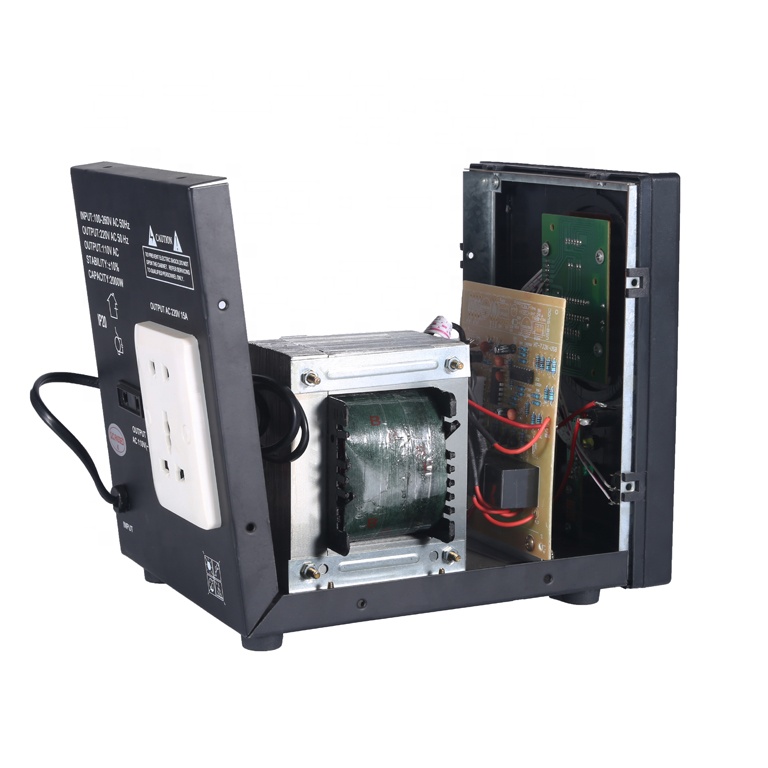 Single Phase 220V AC Power Relay Controlled Automatic Voltage Regulator Stabilizer Whole House Surge Protector for TV
